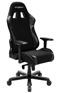 Látková kancelářská židle DXRacer KS11/N pro osoby do 200cm a do 150kg