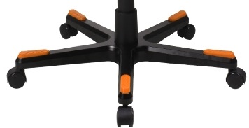 Krytky na kríž na DXRacer kovový, orange malé, FD01, 5 ks