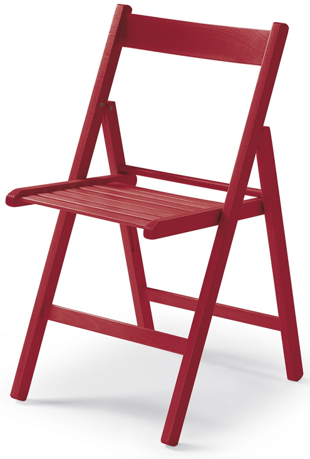 skládací stolička SMART červená