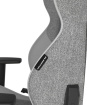 herná stolička DXRacer GLADIATOR sivo-biela látková